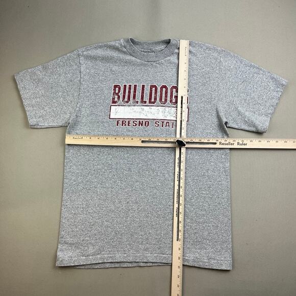 Vintage Fresno State Bulldogs T-Shirt Adult Medium Gray California University - Picture 6 of 9